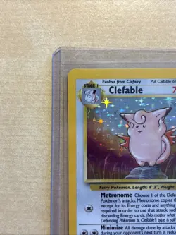 Pokemon TCG Clefable Holo Unlimited Rare Card Jungle Base Set 1/64 - Image 4