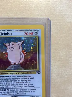 Pokemon TCG Clefable Holo Unlimited Rare Card Jungle Base Set 1/64 - Image 5
