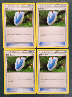 Pokemon TCG VS Seeker X4 XY Phantom Forces 109/119 Regular Uncommon Playset NM-M - Image 1