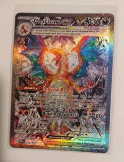 Pokemon TCG SV-Obsidian Flames Charizard EX #223/197 Special Illustration Rare - Image 1