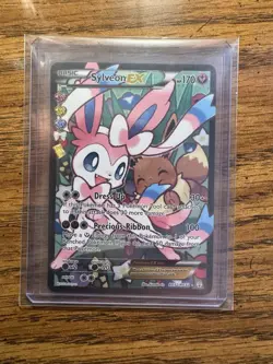 Pokemon TCG Sylveon EX Ultra Rare Full Art Holo RC32/RC32 Generations Basic - Image 1