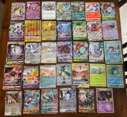 Pokemon (34) Jumbo/Oversize Card Lot - No Duplicates NM/M. - Image 1