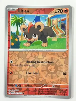 Litleo 031/193 Reverse Holo Common Paldea Evolved Pokemon - Pack Fresh Near Mint - Image 1