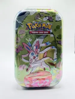 Pokemon TCG Prismatic Evolutions Mini Tin Sylveon Art New Factory Sealed - Image 1