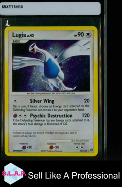 LUGIA LV.43 POKEMON 14 2007 RATSELHAFTE WUNDER HOLO ENGLISCH - Image 1