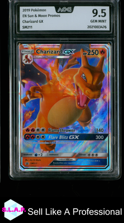 CHARIZARD GX POKEMON 2019 SM211 SUN & MOON PROMOS AOG 10 - Image 1