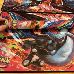 Pokemon TCG Mega Evolution Charizard X EX UPC Playmat Play Mat - Image 3