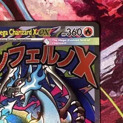 Pokemon TCG Mega Charizard X Ex MEP 023 Ultra Premium Collection Promo UPC - Image 5
