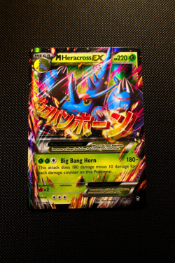 Pokemon M Heracross EX 5/111 XY - Furious Fists Holo - LIGHTLY PLAYED - Image 1