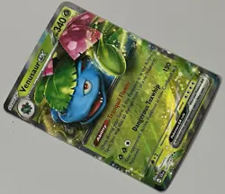 Pokemon Stellar Crown Venusaur ex Stage 2 Double Rare HoloFoil #001/142 - Image 2