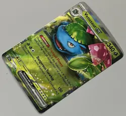 Pokemon Stellar Crown Venusaur ex Stage 2 Double Rare HoloFoil #001/142 - Image 3