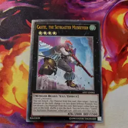 Yugioh Castle The Skyblaster Musketeer Ultimate Rare AP07-EN002 MP/LP see pics - Image 1