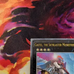 Yugioh Castle The Skyblaster Musketeer Ultimate Rare AP07-EN002 MP/LP see pics - Image 2