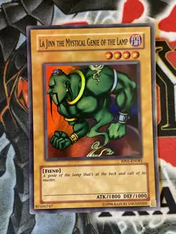Yugioh La Jinn the Mystical Genie of the Lamp RP01-EN085 Super Rare ORIGINAL! NM - Image 1