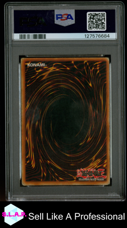 DARK MAGICIAN EUROPE-1ST EDITION YU-GI-OH! STARTER DECK: YUGI 2002 E005 PSA 4 - Image 2