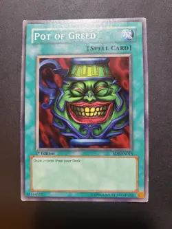 Pot of Greed SD1-EN015 Structure Deck Dragon's Roar 1st Edition - Image 1