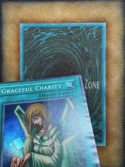 Yugioh Graceful Charity SDP-040 Super Rare DAMAGED - Image 3