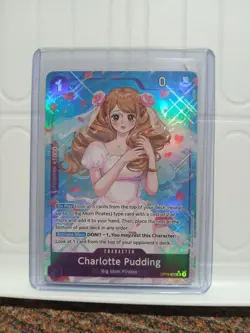 Charlotte Pudding (Alternate Art) OP11-070 A Fist of Divine Speed Foil - Image 1