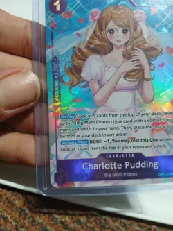 Charlotte Pudding (Alternate Art) OP11-070 A Fist of Divine Speed Foil - Image 5