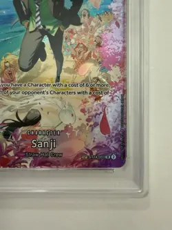 2025 Sanji ST14-003 SP Alt Art One Piece TCG Royal Blood OP10 ENGLISH PSA 10 - Image 5