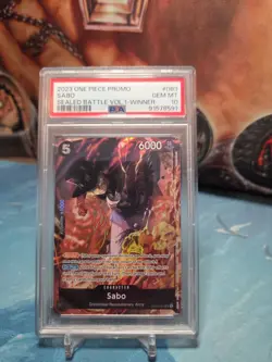 PSA 10 One Piece Sabo OP04-083 Sealed-Battle Vol.1 Winner English - Image 1