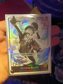 One Piece TCG ST29-001 Monkey.D.Luffy Parallel Leader. Ready To Ship. - Image 1