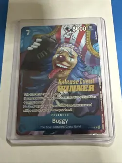 Buggy P-084 Release Event Winner Promo One Piece English NM - Image 2