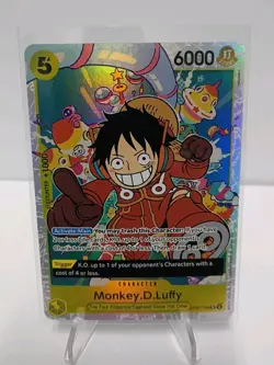 Monkey.D.Luffy OP07-109 - One Piece TCG - SR Super Rare NM English Foil - Image 1