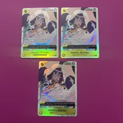 3 x OP13-108 SR Foil Jewelry Bonney, One Piece TCG, Carrying On His Will English - Image 1