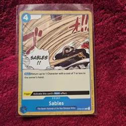 Errata-One Piece TCG Sables ST03-015 Seven Warlords of the Sea NM - Image 1