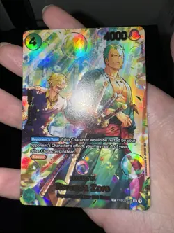 Roronoa Zoro - PRB02-006 (SP) PRB02-006 The Azure Sea's Seven Foil - Image 1