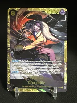 Crocodile OP14-120 (SEC) - The Azure Seas Seven - One Piece TCG - English - Image 1