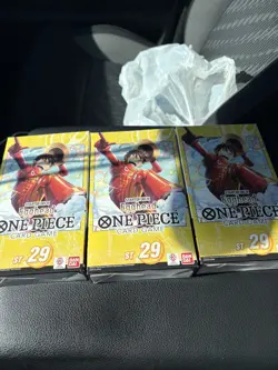 One Piece TCG Egghead Starter Deck ST-29 -Lot of 3 -Factory Sealed | Bandai - Image 1