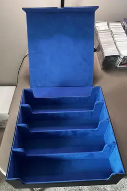 Card Deck Storage Box 1800+ Card Deck Holder Box Trading Card Storage Box Magnet - Image 1