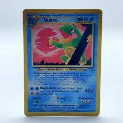 Pokemon TCG Karte - Quaxo Deutsch/German 27/75 Neo Discovery EXC-NM - Image 1