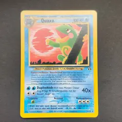 Pokemon TCG Karte - Quaxo Deutsch/German 27/75 Neo Discovery EXC-NM - Image 3