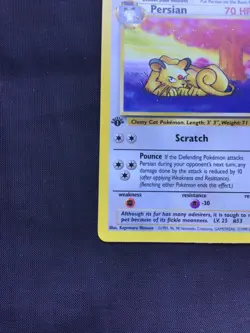 Pokemon Cards: Jungle 1st Edition Uncommon: Persian 42/64 - Image 5