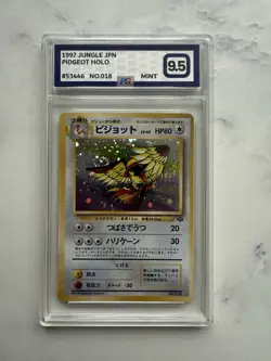 1997 Pidgeot Holo Rare - No.018 Jungle - Japanese Pokemon Card PG Grade 9.5 - Image 1