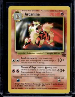 Pokemon TCG Arcanine Black Star Promo Card 6 Wizards of the Coast - Image 1