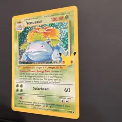Pokemon TCG Venusaur Holo Card 15/102 Classic Celebrations 25th Anniversary - Image 5