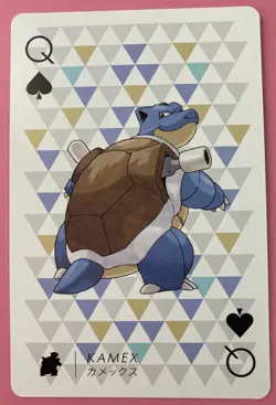 Blastoise pokemon Playing Poker Card Yveltal 2013 Nintendo Japanese Very Rare - Image 1