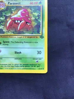 Pokemon Cards: Jungle 1st Edition Uncommon: Parasect 41/64 - Image 4