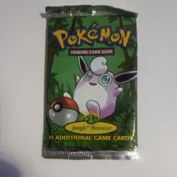 Pokemon TCG Jungle Booster Pack Sealed 11 Cards Wigglytuff - Image 1