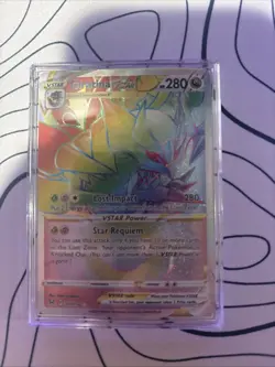 Pokemon Giratina VSTAR TCG 201/196 Lost Origin Secret Rare Rainbow Card - Image 1