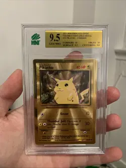 Pikachu - 58/102 (Celebrations Metal Card) 58/102 Promo Gold - Image 1