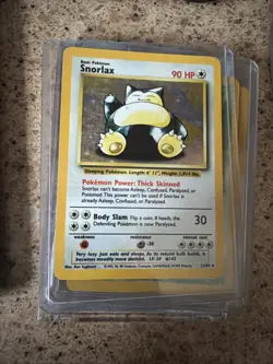 Pokemon Snorlax Holo Rare Error 11/64 Jungle Set 1999 No Symbol - WOTC Card - NM - Image 1