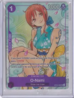 O-Nami (Illustration Box Vol.1) OP05-062 One Piece Promotion Cards Foil SEALED - Image 1