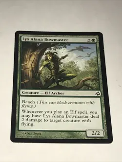 Lys Alana Bowmaster Magic the Gathering Card - Image 1