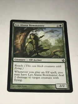 Lys Alana Bowmaster Magic the Gathering Card - Image 2