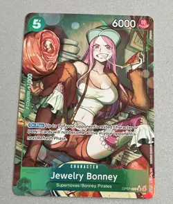 Jewelry Bonney OP07-026 Alt Art 500 Years in the Future One Piece Card Game - Image 1